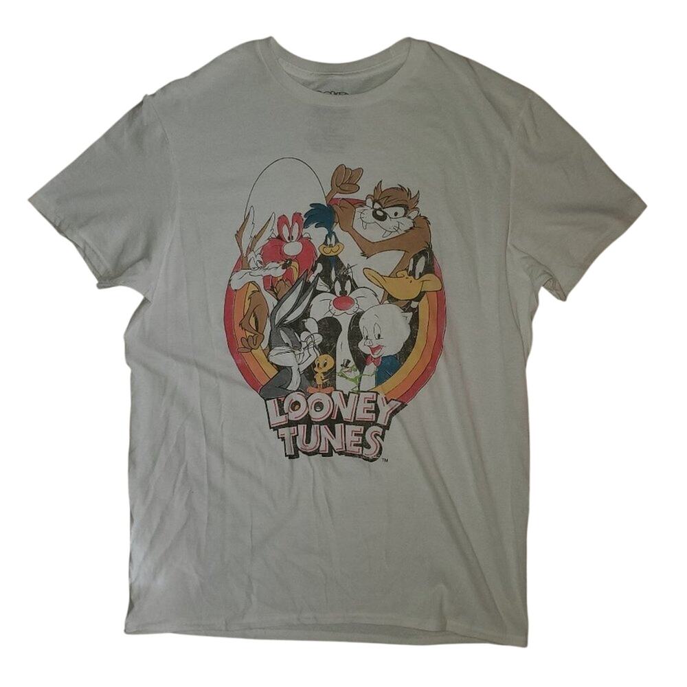 VTG Looney Tunes Short Sleeve Graphic Crewneck T-Shirt Size M